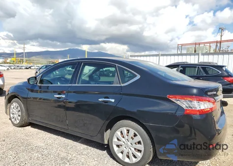 2014 Nissan Sentra S z USA, uszkodzony, nr VIN 3N1AB7AP7EY215930